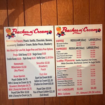 Peaches and Cream - Menu - Fruits & Veggies Near Me - Wadesboro, North Carolina Peaches and Cream - Menu - Fruits & Veggies Near Me - Wadesboro, North Carolina