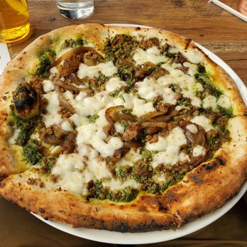 Oakfire - Sausage Pesto. - Pizza Near Me - Lake Geneva, Wisconsin Oakfire - Sausage Pesto. - Pizza Near Me - Lake Geneva, Wisconsin
