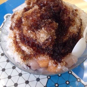 Little Bean - $4.95 for 4 toppings of your choice. I got taro, red bean, peanuts, and the BEST of sweet potato/taro balls. So Q so good. - Shaved Ice Near Me - Rowland Heights, California Little Bean - $4.95 for 4 toppings of your choice. I got taro, red bean, peanuts, and the BEST of sweet potato/taro balls. So Q so good. - Shaved Ice Near Me - Rowland Heights, California