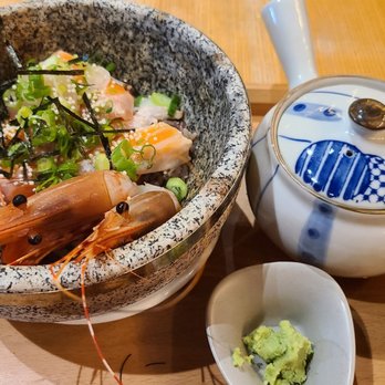 Petit Potato - Spot prawn seafood ochazuke - Taiwanese Near Me - Toronto, Ontario