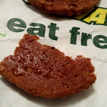 Subway - A nice long hair baked through my oatmeal cookie! Ew... - Fast Food Near Me - Fillmore, California