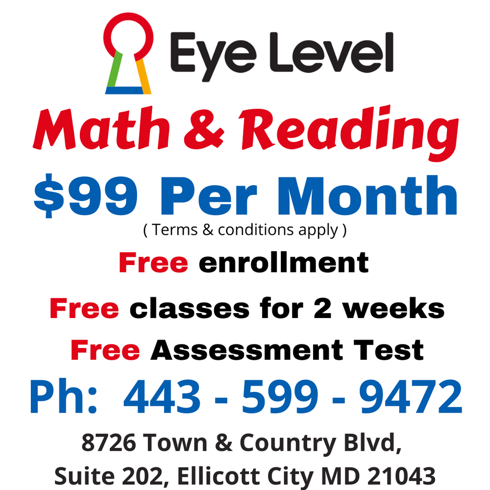 Eye level - Ellicott City - reading tutor in Ellicott City, MD