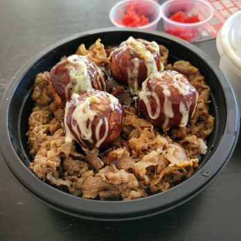 Matsuzaka-Tei - Ewa Beach - Beef bowl with takoyaki - Japanese Near Me - Ewa Beach, Hawaii
