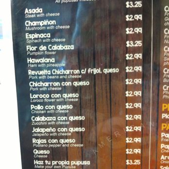 Pupuseria Cafe - Menu - Salvadoran Near Me - Chicago, Illinois