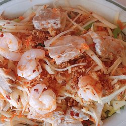 Restaurant 224 - Chicken & Shrimp Cabbage Salad