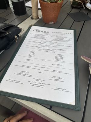 Menu photo 1 Cebada Rooftop Coral Gables, FL Menu photo 1 Cebada Rooftop Coral Gables, FL