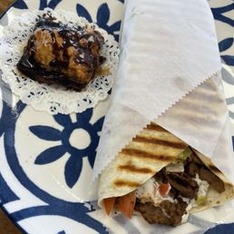 Gyro Burrito Chocolate Single Piece Baklava