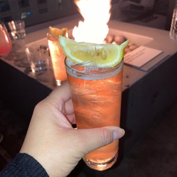 54thirty Rooftop - Cocktail with aperol - Lounges Near Me - Denver, Colorado