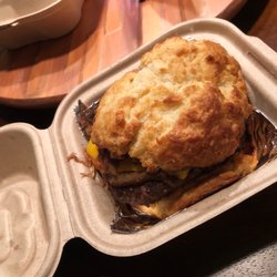 Guilty Biscuit - Burger in a biscuit