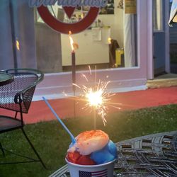 Wanderlust Catering & Home Solutions - Firecracker  Ice.  Happy 4th of July!