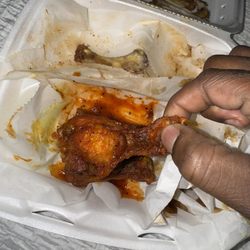 Honey hot wings