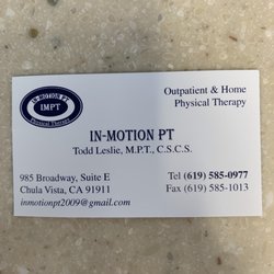 In-Motion PT