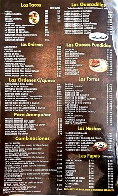 Menu photo 3 El Fogón Playa del Carmen, ROO Menu photo 3 El Fogón Playa del Carmen, ROO