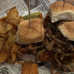 The Union Tap - Nashville Slider - decent sized sliders, not bad if you're looking for a medium sized portion.  Chicken was good, could have been spicier