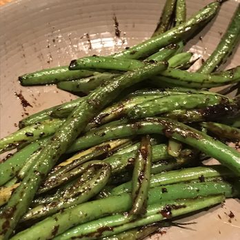 Shaker + Spear - Blisterd Green Beans in Black Garlic... tasty but not worth it if you know how to cook at home - Seafood Near Me - Seattle, Washington Shaker + Spear - Blisterd Green Beans in Black Garlic... tasty but not worth it if you know how to cook at home - Seafood Near Me - Seattle, Washington