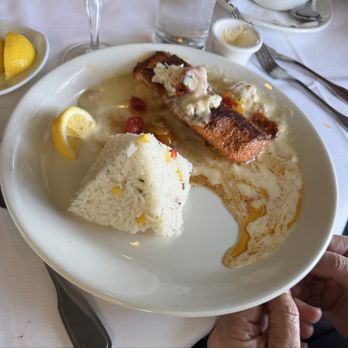 Chart House - Bronzed salmon and crab - Seafood Near Me - Melbourne, Florida