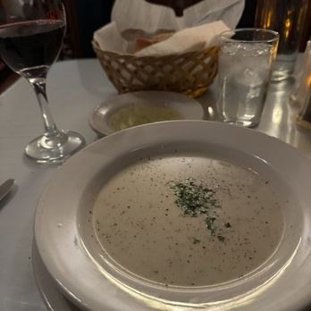 Rizzi's Restaurant - Soup of the day - cream of garlic. - Italian Near Me - Peoria, Illinois Rizzi's Restaurant - Soup of the day - cream of garlic. - Italian Near Me - Peoria, Illinois