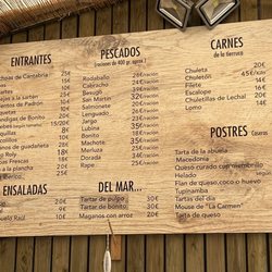 Chiringuito El Puntal Tricio - Menu