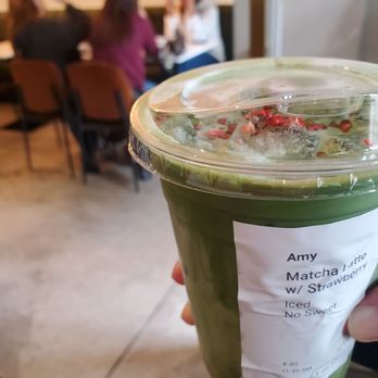 Tadaima - Marina - Matcha Latte with Strawberry - Cafes Near Me - San Francisco, California Tadaima - Marina - Matcha Latte with Strawberry - Cafes Near Me - San Francisco, California