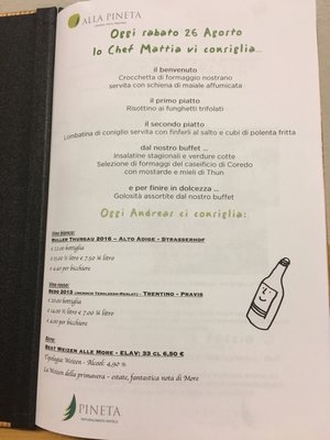 Menu photo 2 Alla Pineta Coredo, TN