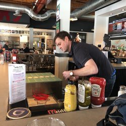 Max's Famous Hot Dogs - Kevin - the bartender who pours a great Guinness