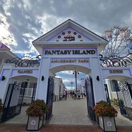 Exterior outside entrance of Fantasy Island Amusement Park - Entrance - Beach Haven, New Jersey Exterior outside entrance of Fantasy Island Amusement Park - Entrance - Beach Haven, New Jersey