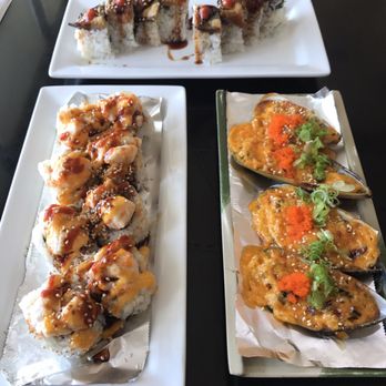 Sushi Spot - Baked Mussels, Volcano, and Godzilla - Japanese Near Me - Aiea, Hawaii Sushi Spot - Baked Mussels, Volcano, and Godzilla - Japanese Near Me - Aiea, Hawaii