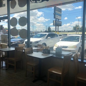 Detroit Kabob House - Their inside seating and signage outside. - Middle Eastern Near Me - Niles, Illinois