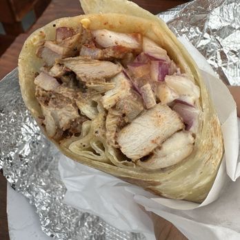Atlas Bites - Chicken Shawarma Wrap - Food Trucks Near Me - San Francisco, California