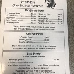 Fish Hut - Menu