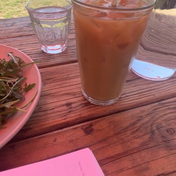 Hearts - Iced coffee with oat milk and agave - Australian Near Me - Nashville, Tennessee Hearts - Iced coffee with oat milk and agave - Australian Near Me - Nashville, Tennessee