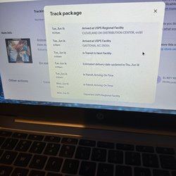 United States Postal Service - As you can see the delivery moved backwards instead of forward. It looks suspicious to me when that happens. It makes no sense at all.