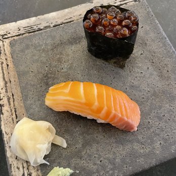 AFURI Ramen+Dumpling - Beaverton - Salmon roe and Sake Nigiri (GF) - Ramen Near Me - Beaverton, Oregon AFURI Ramen+Dumpling - Beaverton - Salmon roe and Sake Nigiri (GF) - Ramen Near Me - Beaverton, Oregon