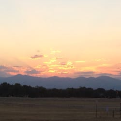 Lake California - Lake California sunset at the air strip.