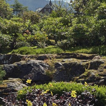 Sunken Gardens Park - A naturally planted area with view of historic building in the background - Parks Near Me - Prince Rupert, British Columbia Sunken Gardens Park - A naturally planted area with view of historic building in the background - Parks Near Me - Prince Rupert, British Columbia