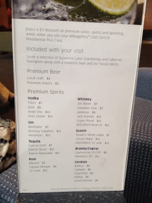 Menu photo 3 United Club Lounge Des Plaines, IL Menu photo 3 United Club Lounge Des Plaines, IL