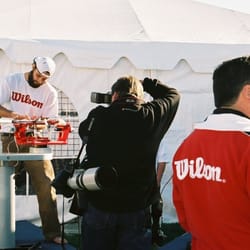 Racquet Medic - Wilson World Fastest Racquet Stringing Competition in Las Vegas.