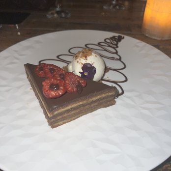 Joia Beach - Chocolate cake - Modern European Near Me - Miami, Florida Joia Beach - Chocolate cake - Modern European Near Me - Miami, Florida