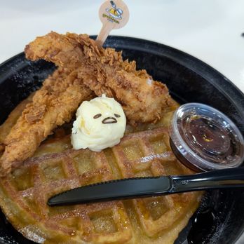 Gudetama Cafe - Chicken and waffles - Cafes Near Me - Buena Park, California Gudetama Cafe - Chicken and waffles - Cafes Near Me - Buena Park, California