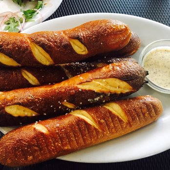 Elephant & Castle - Pretzel appetizer. We were comped since our waitress forgot to bring it out! - British Near Me - Washington, DC, District of Columbia Elephant & Castle - Pretzel appetizer. We were comped since our waitress forgot to bring it out! - British Near Me - Washington, DC, District of Columbia