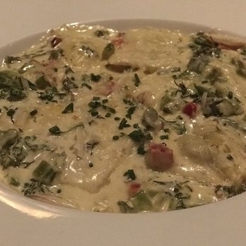 McPhee's Grill - Off the menu special: Kale Ravioli with a garlic cream sauce! - Steakhouses Near Me - Templeton, California