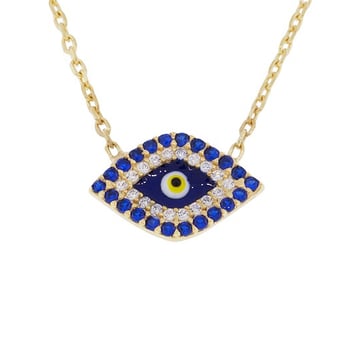 Stepani Jewelry - Silver gold plated eye necklace - Jewelry Near Me - Glendale, California Stepani Jewelry - Silver gold plated eye necklace - Jewelry Near Me - Glendale, California