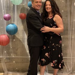 Opal 28 - We're having a great time at my hubby's nephew Travis & Emily's wedding.