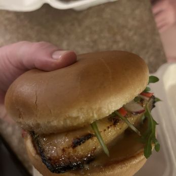Kenji Burger - Misoyaki fish sandwich - Japanese Near Me - Kilauea, Hawaii