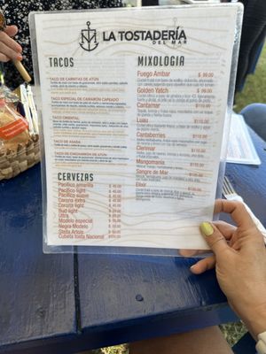 Menu photo 3 La Tostaderia del Mar Mazatlán, SIN