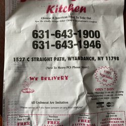 Jacky Chan's Kitchen Chinese Restaurant - Menu