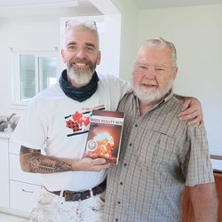 The Peoples Painter - I had the pleasure of painting 2 properties for Art and his wife Irene.he gave me this to say ty