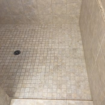 Hamptons Tile & Grout Restoration - Shower floor before. - Grout Services Near Me Hamptons Tile & Grout Restoration - Shower floor before. - Grout Services Near Me