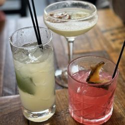 Ole Crow Tavern - Peacy Crowe Mojito, Blackberry/Pineapple Margarita, Lemon Cucumber Gin Fizz