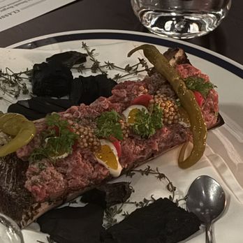The Greggory - wagyu beef tartare and bone marrow - Cocktail Bars Near Me - South Barrington, Illinois
